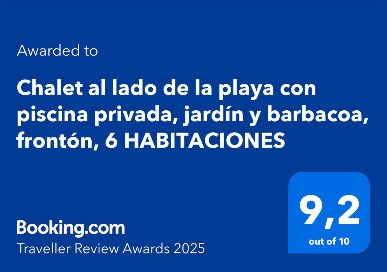 Chalet Al Lado De La Playa Con Piscina Privada, Jardin Y Barbacoa, Fronton, 6 Habitaciones ลาเรโด ภายนอก รูปภาพ